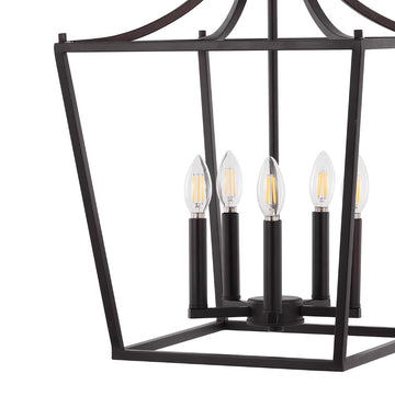 Camden Iron Classic Midcentury Pendant Lantern